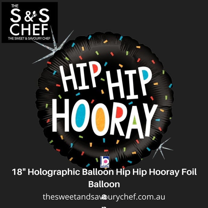Hip Hip Hooray Helium Balloon 18