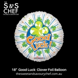 Good Luck Clover Balloon   18"