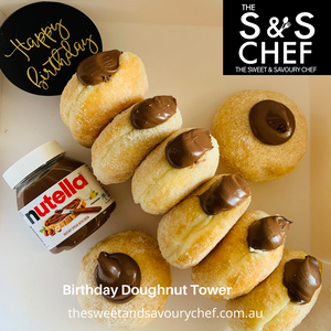 Birthday Doughnut Tower