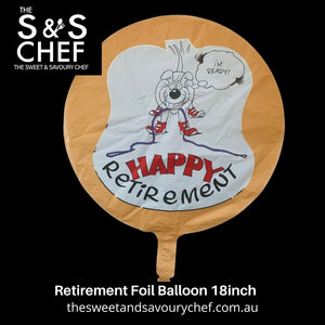18" My Human is going to Retire Balloon