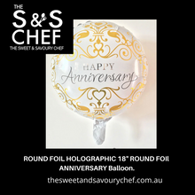 Load image into Gallery viewer, 18&quot; ROUND FOIL Anniversary Balloon
