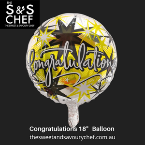 Congratulations Stars Foil Balloon  18"
