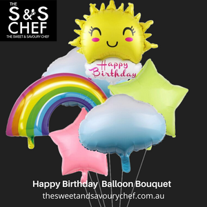 Birthday Balloon Bouquet 6 Pcs