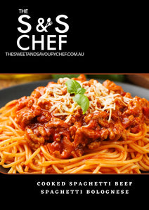 Beef Spaghetti Bolognese- Catering