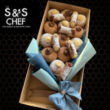 Load image into Gallery viewer, Limoncello &amp; Nutella Doughnut &amp; Cannoli Bouquet