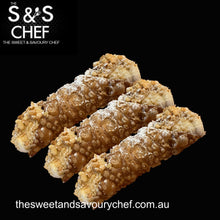 Load image into Gallery viewer, Salted Caramel &amp; Crushed Almond Ricotta Cannoli