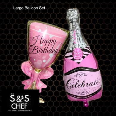 BIRTHDAY LARGE BALLOON SET