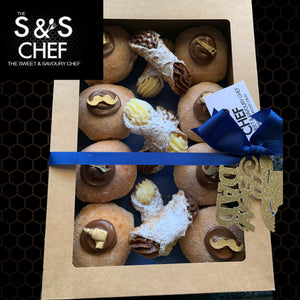 Father's Day Gift Box - 8 Doughnuts & 6 Cannoli Mix
