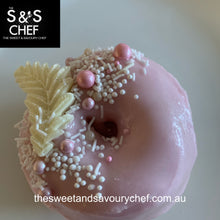 Load image into Gallery viewer, Glazed Catering Pack Doughnuts- Glazed Baby Pink or Baby Blue