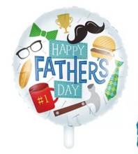 Load image into Gallery viewer, 18&quot; ROUND FOIL Father&#39;s Day Balloon
