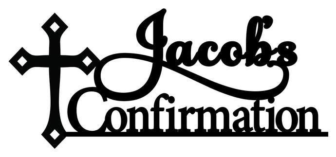 Jacob- Personalised Cake Topper Pre-Styled Ready to Cut
