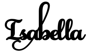 Isabella- Personalised Cake Topper Pre-Styled Ready to Cut