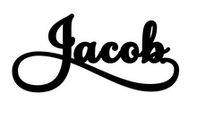 Load image into Gallery viewer, Jacob- Personalised Cake Topper Pre-Styled Ready to Cut