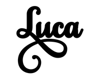 Load image into Gallery viewer, Luca Personalised Cake Topper Pre-Styled Ready to Cut
