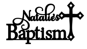 Natalie Personalised Cake Topper Pre-Styled Ready to Cut
