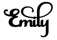 Load image into Gallery viewer, Emily Personalised Cake Topper Pre-Styled Ready to Cut