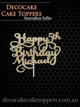Load image into Gallery viewer, Happy Birthday - Personalised With Age